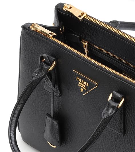 prada galleria small black|prada saffiano bag small.